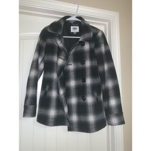 ON, plaid jacket. Size XS